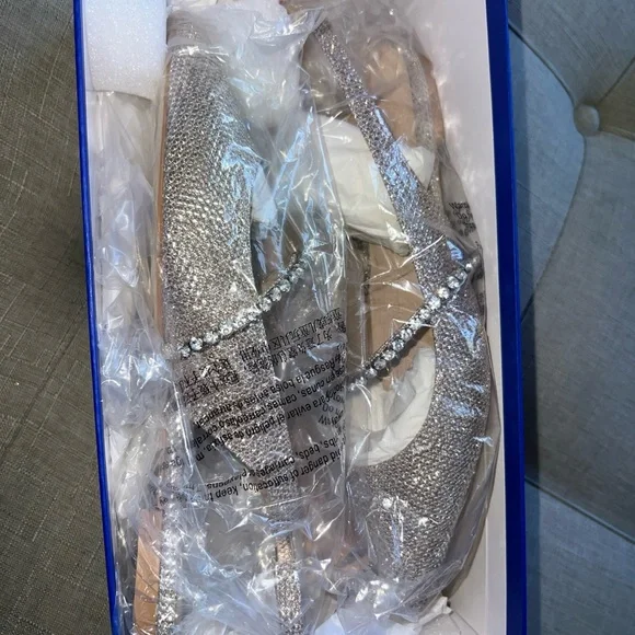 Crystaline Slingback Flat size 9.5 - Picture 4 of 4